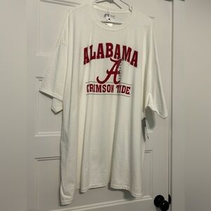 Men’s Size 3XL Russell Athletic Alabama Crimson Tide White T-Shirt NWT
